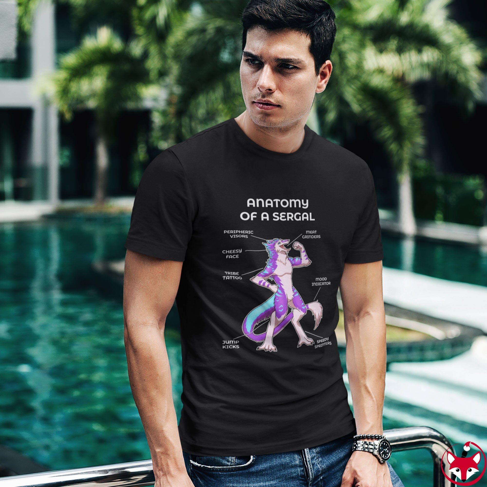 Sergal Purple - T-Shirt T-Shirt Artworktee 
