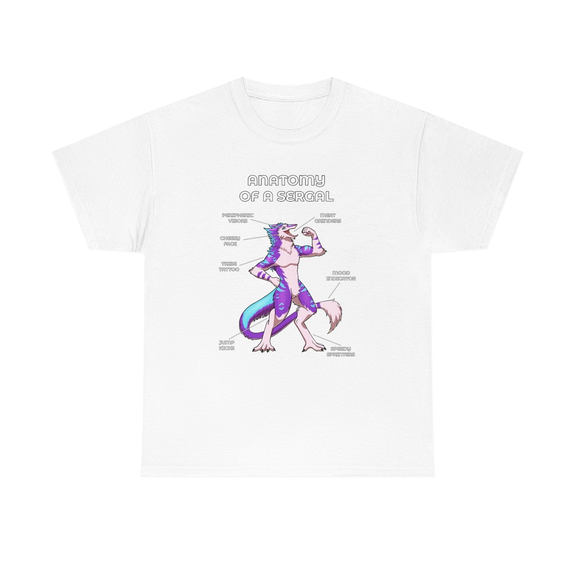Sergal Purple - T-Shirt T-Shirt Artworktee White S 