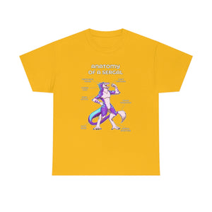 Sergal Purple - T-Shirt T-Shirt Artworktee Gold S 