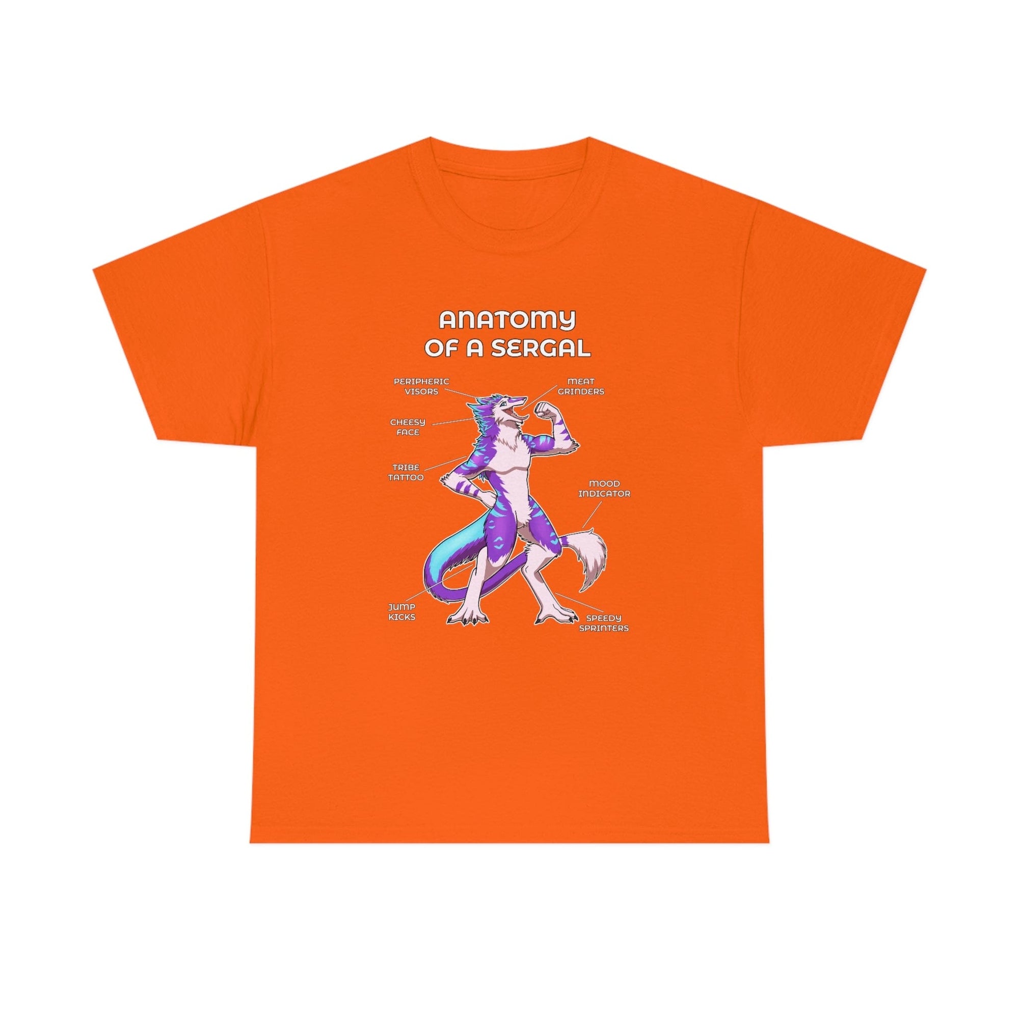 Sergal Purple - T-Shirt T-Shirt Artworktee Orange S 