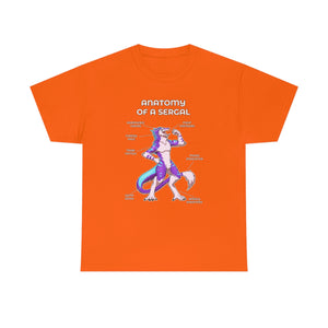 Sergal Purple - T-Shirt T-Shirt Artworktee Orange S 