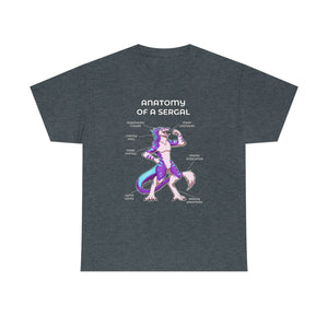 Sergal Purple - T-Shirt T-Shirt Artworktee Dark Heather S 