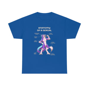 Sergal Purple - T-Shirt T-Shirt Artworktee Royal Blue S 