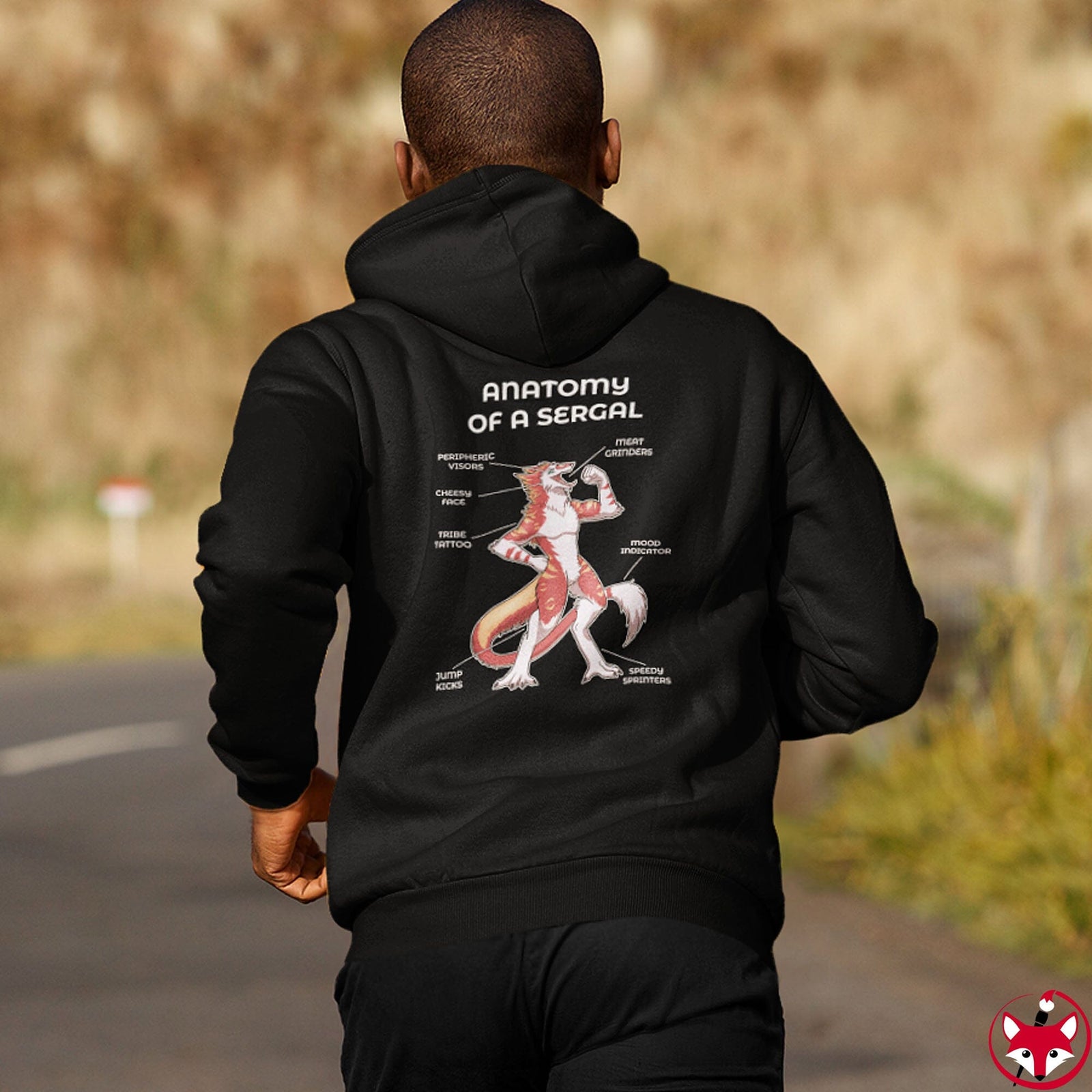 Sergal Red - Hoodie Hoodie Artworktee 