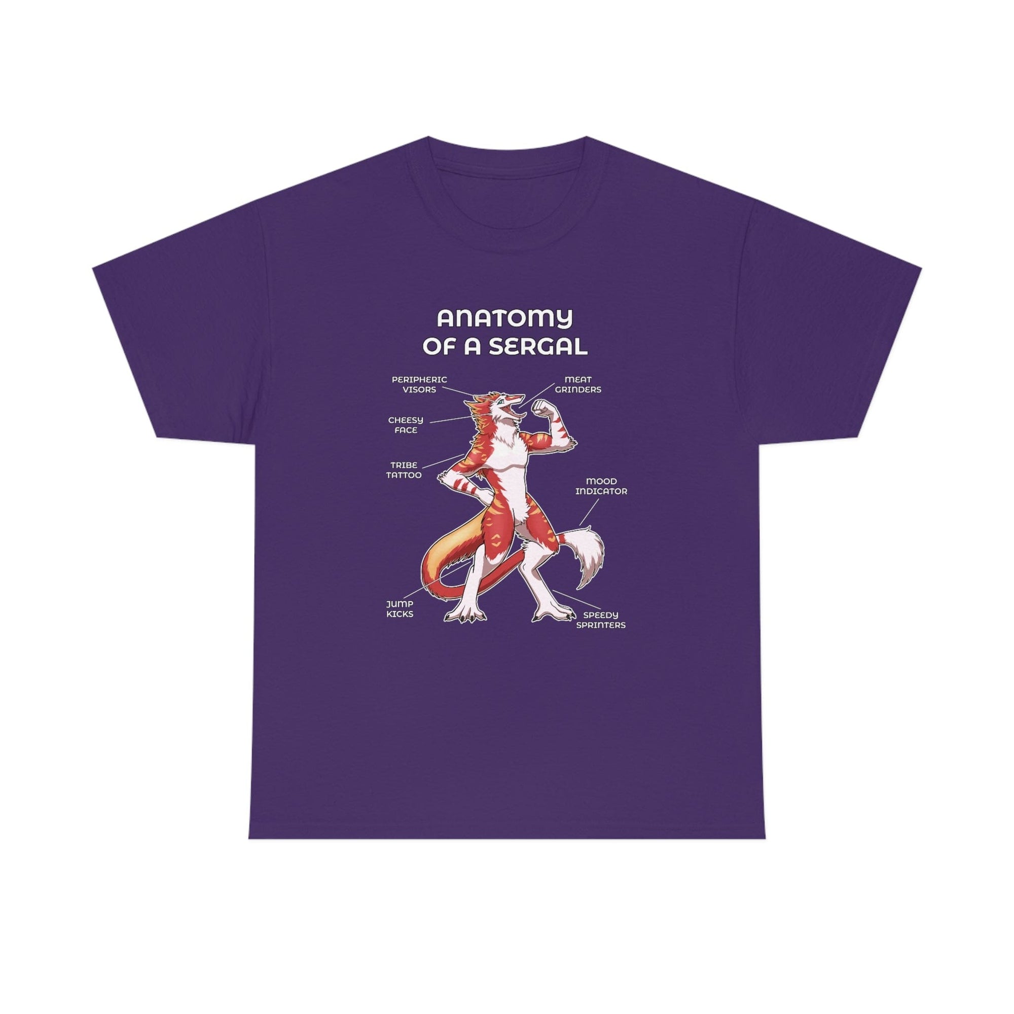 Sergal Red - T-Shirt T-Shirt Artworktee Purple S 