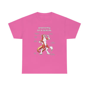 Sergal Red - T-Shirt T-Shirt Artworktee Pink S 