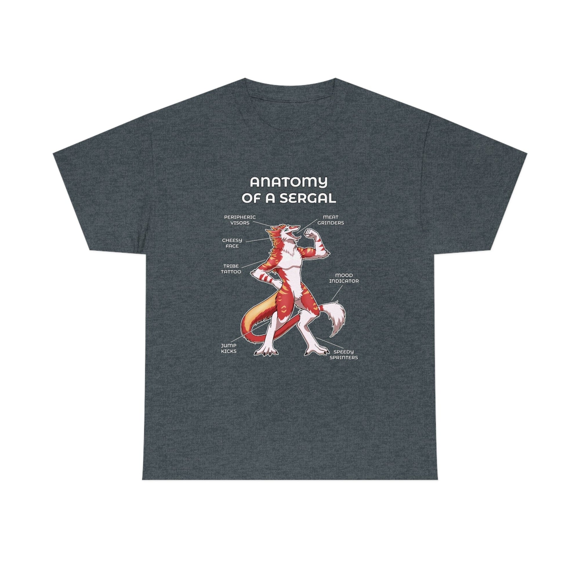 Sergal Red - T-Shirt T-Shirt Artworktee Dark Heather S 