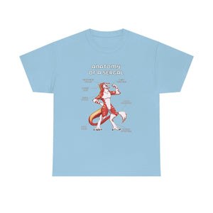 Sergal Red - T-Shirt T-Shirt Artworktee Light Blue S 