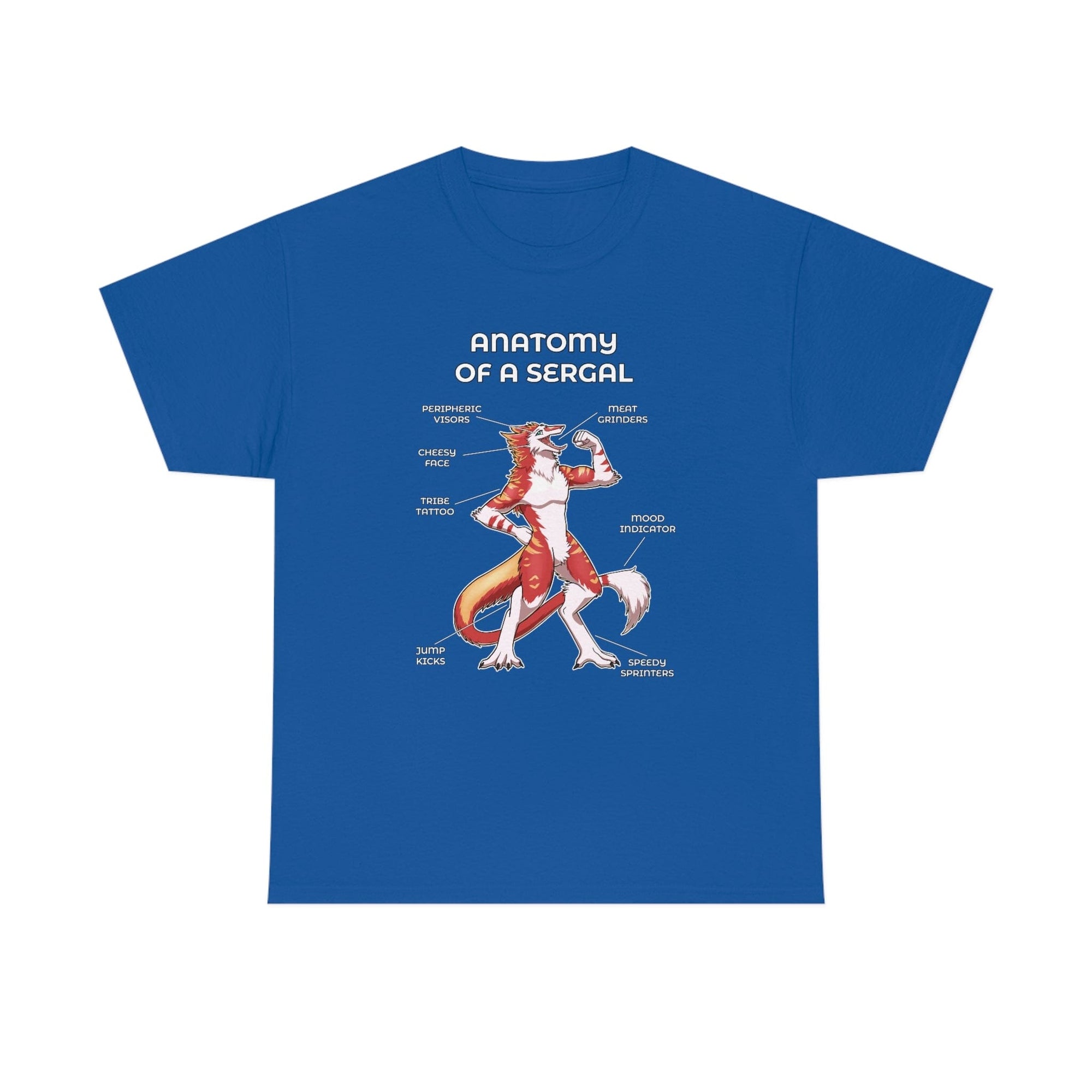 Sergal Red - T-Shirt T-Shirt Artworktee Royal Blue S 