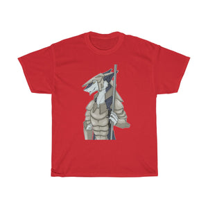 Sergal Warrior - T-Shirt T-Shirt Dire Creatures Red S 