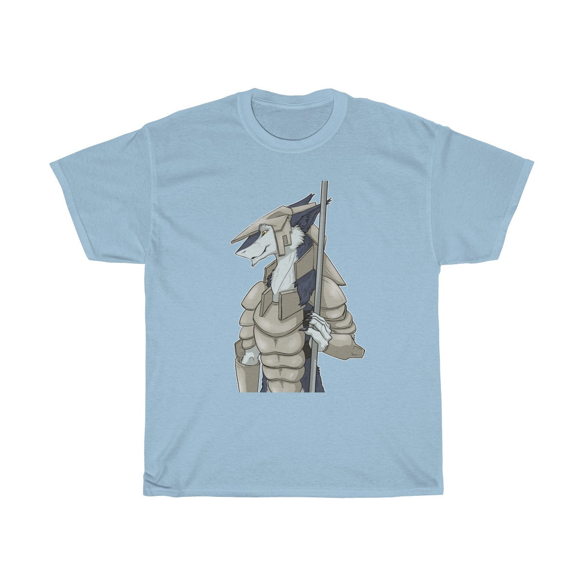 Sergal Warrior - T-Shirt T-Shirt Dire Creatures Light Blue S 