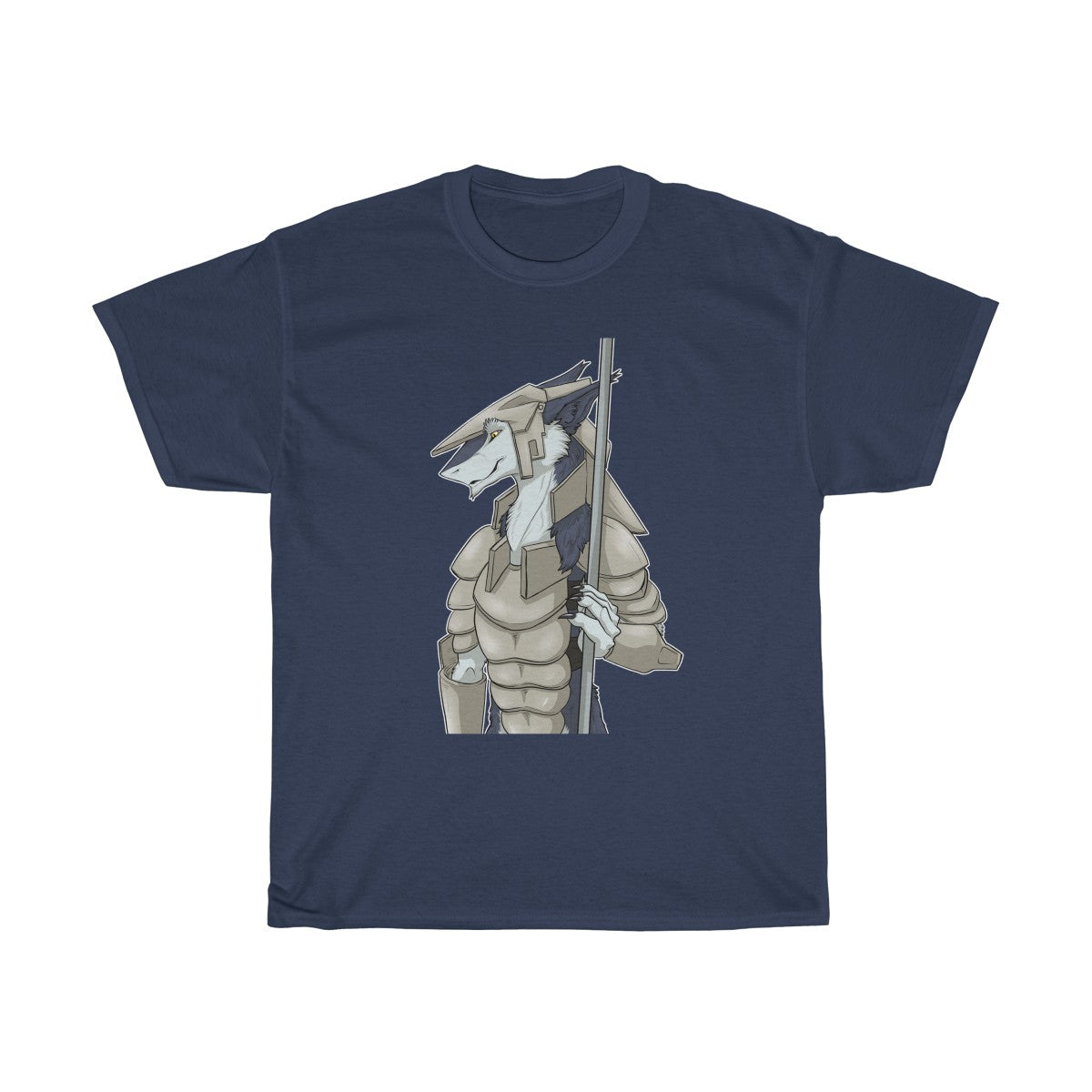 Sergal Warrior - T-Shirt T-Shirt Dire Creatures Navy Blue S 