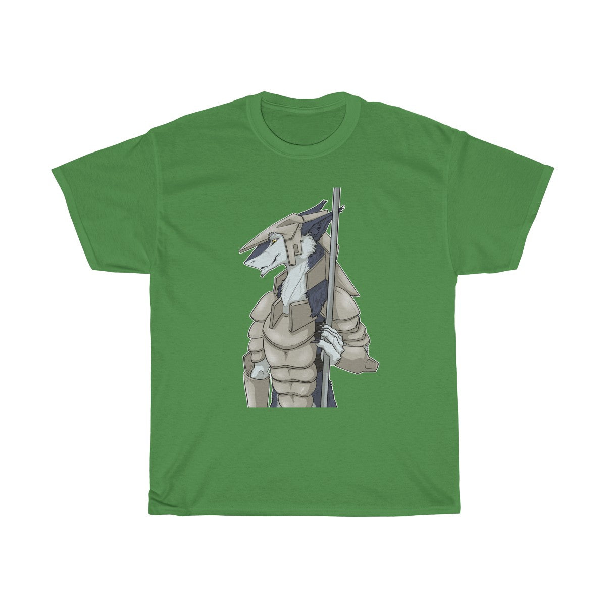 Sergal Warrior - T-Shirt T-Shirt Dire Creatures Green S 