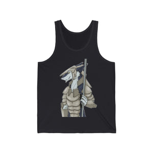 Sergal Warrior - Tank Top Tank Top Dire Creatures Dark Grey XS 