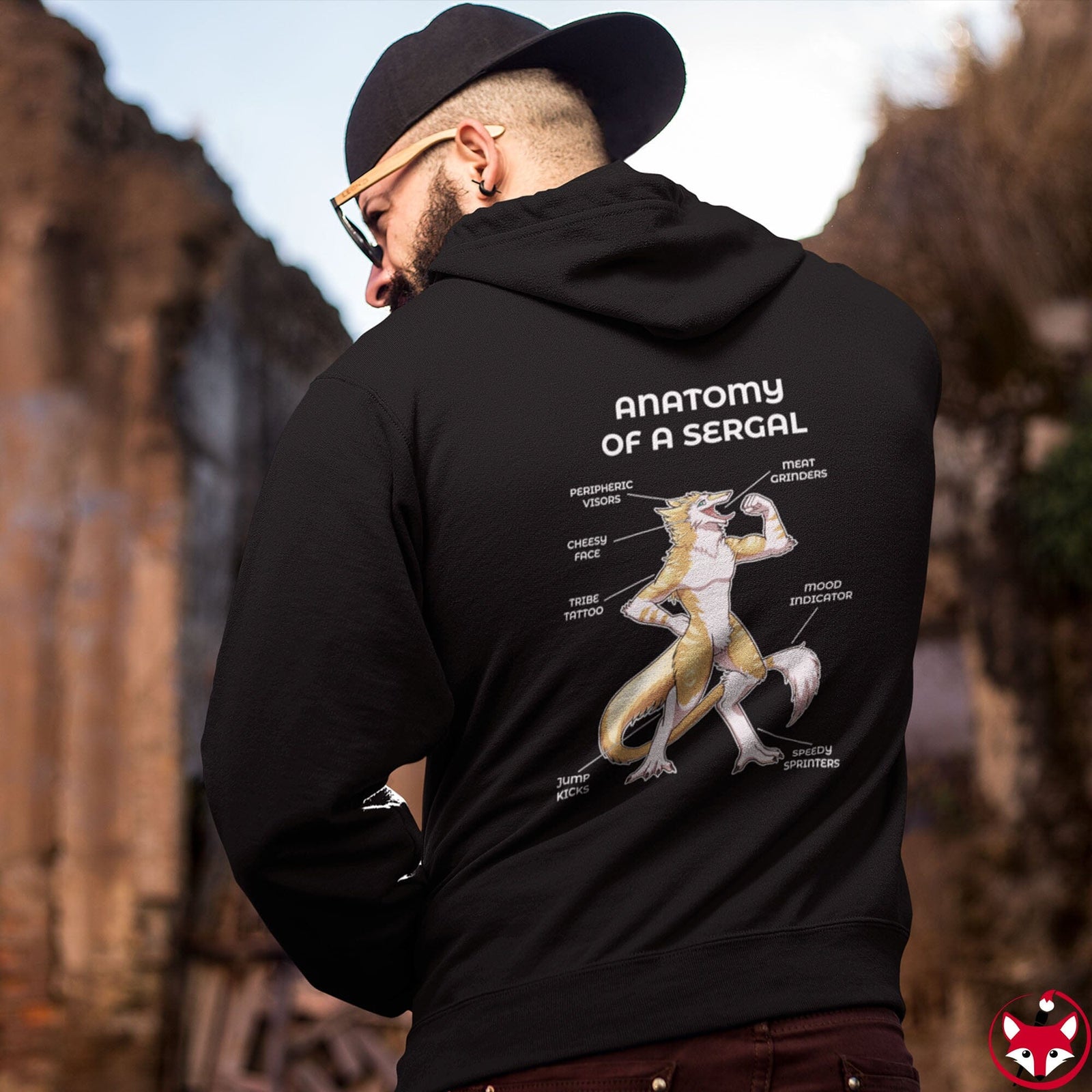 Sergal Yellow - Hoodie Hoodie Artworktee 