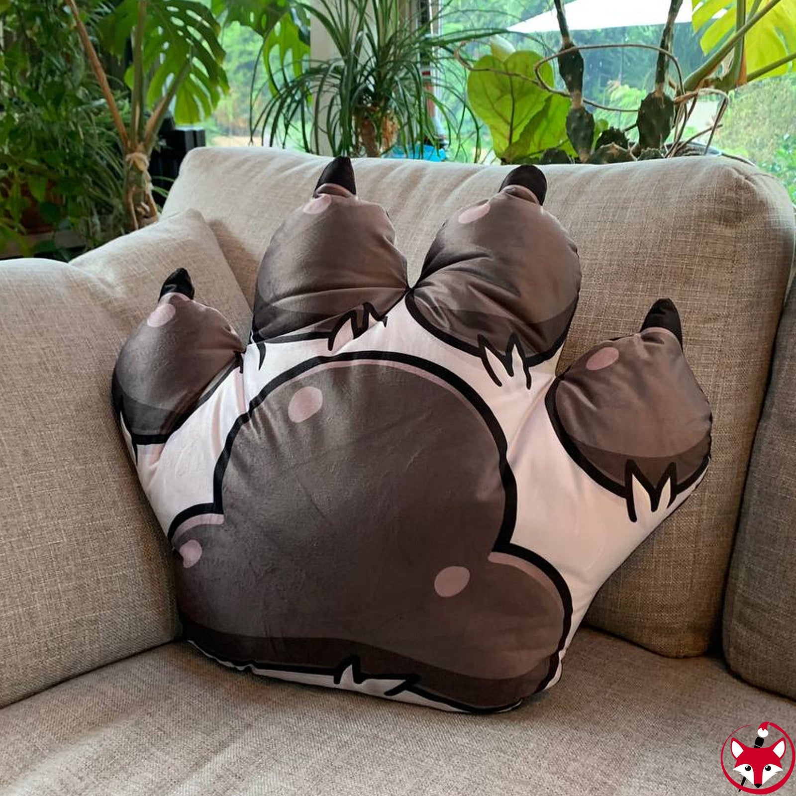 Shreddy Paw Pillow Pillow Shreddyfox 