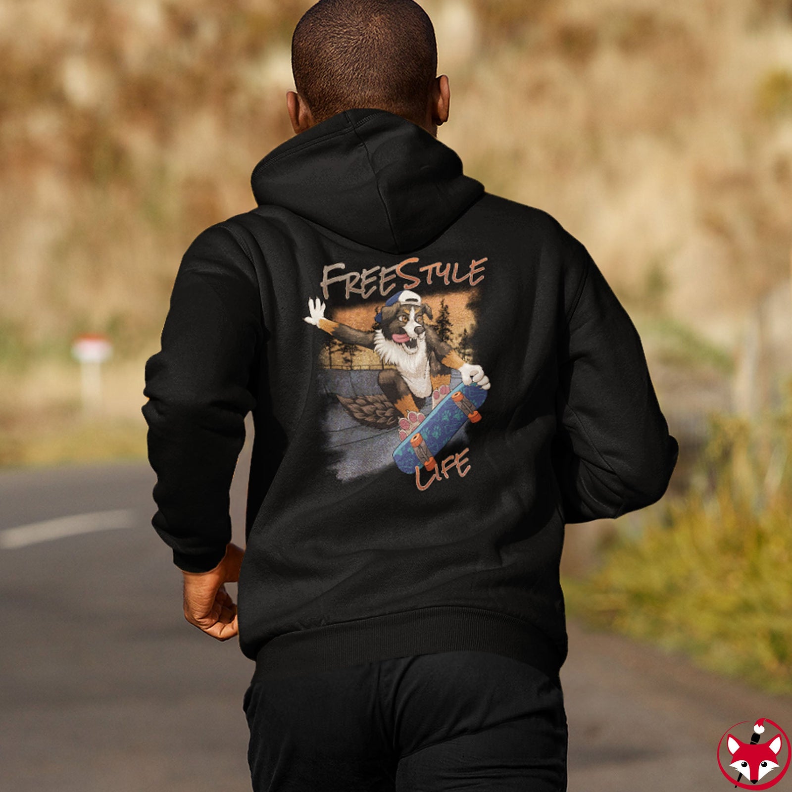 Skater Dog - Hoodie Hoodie Artworktee 