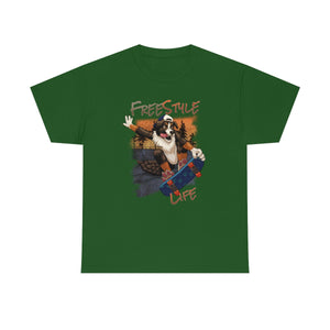 Skater Dog - T-Shirt T-Shirt Artworktee Green S 