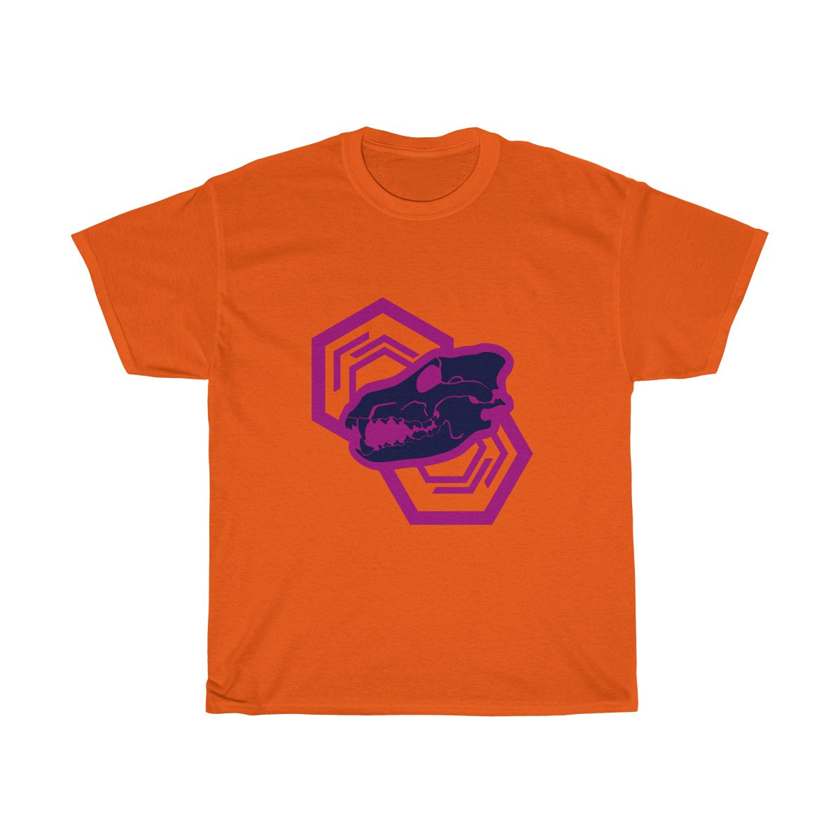 Skull Canine - T-Shirt T-Shirt Wexon Orange S 