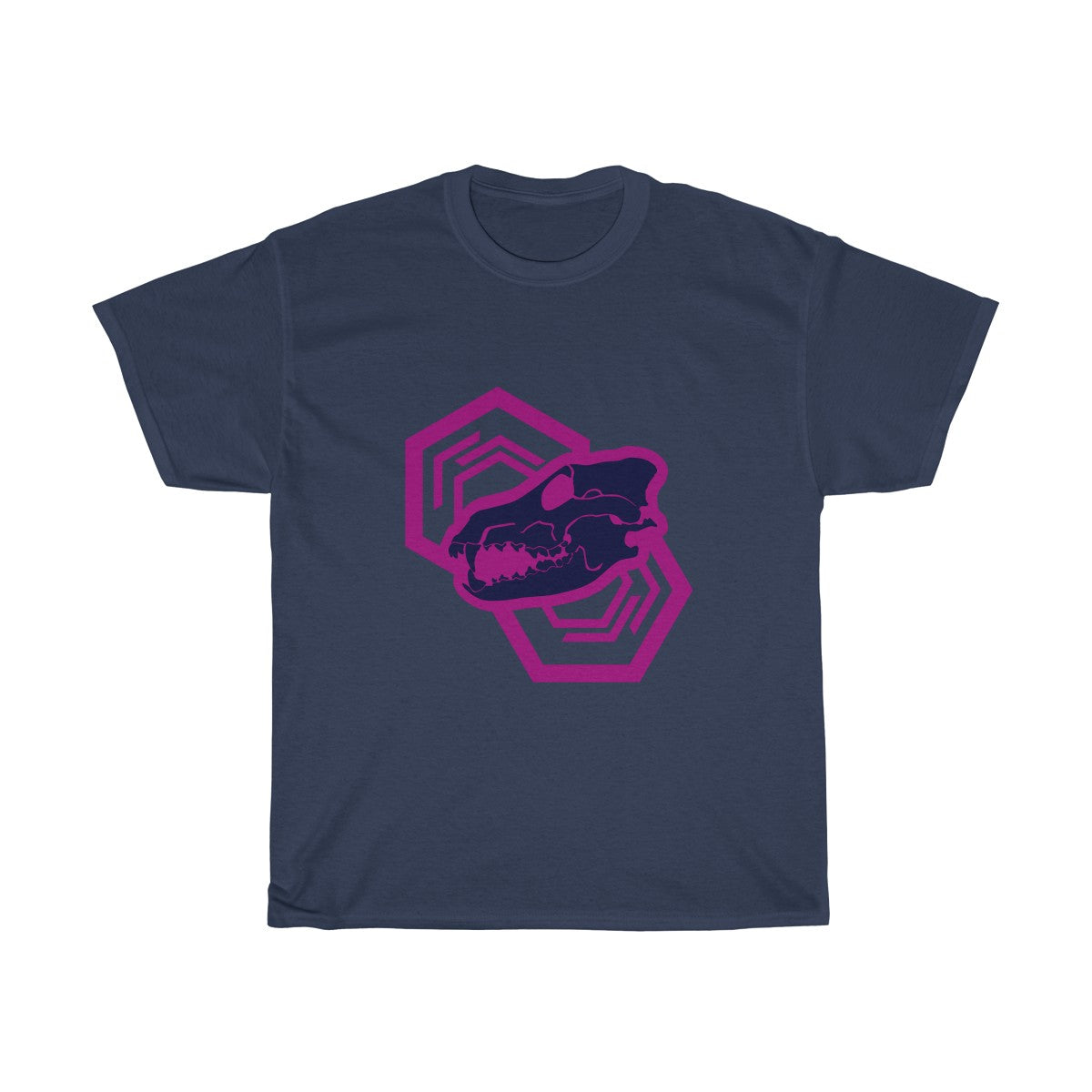 Skull Canine - T-Shirt T-Shirt Wexon Navy Blue S 