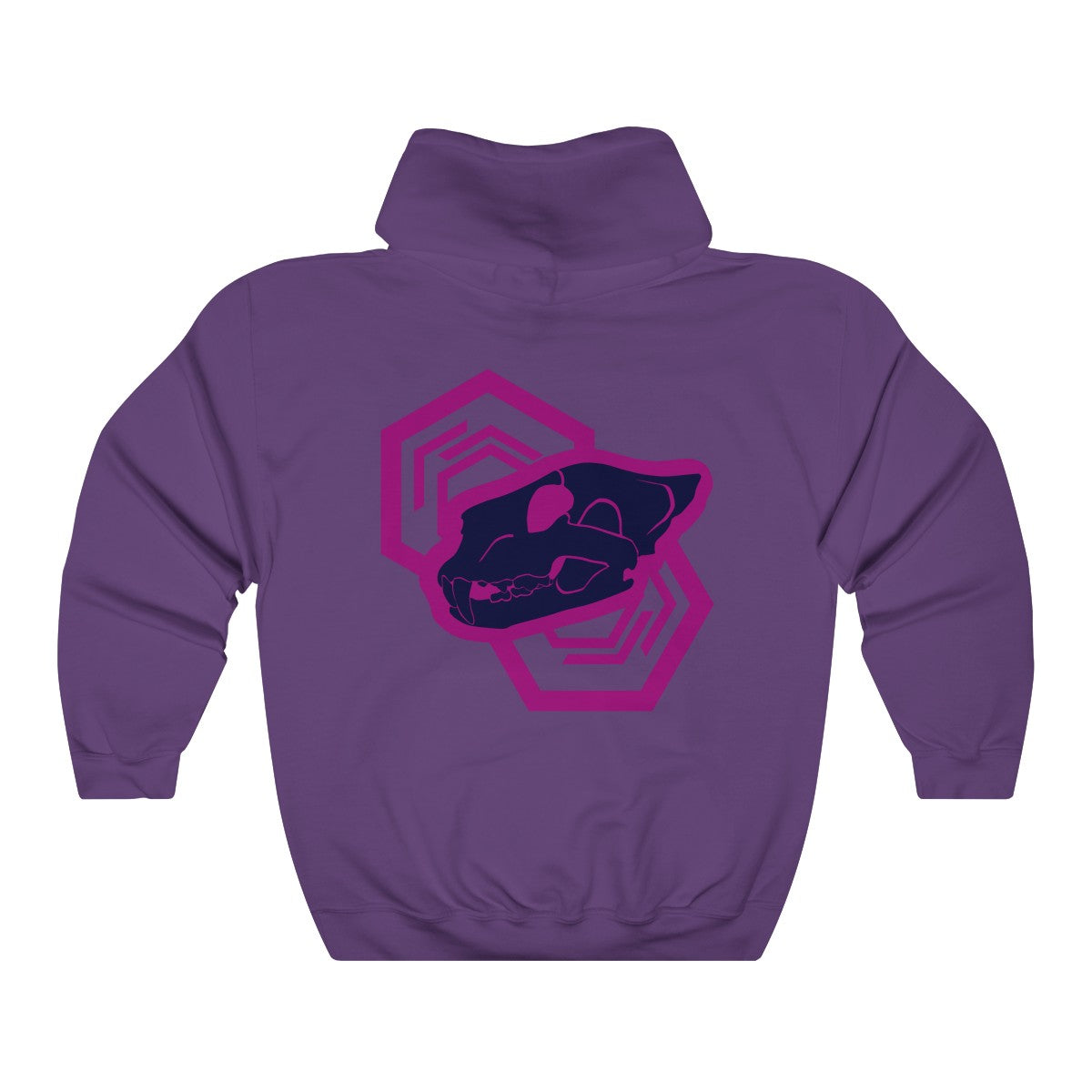 Skull Feline - Hoodie Hoodie Wexon Purple S 