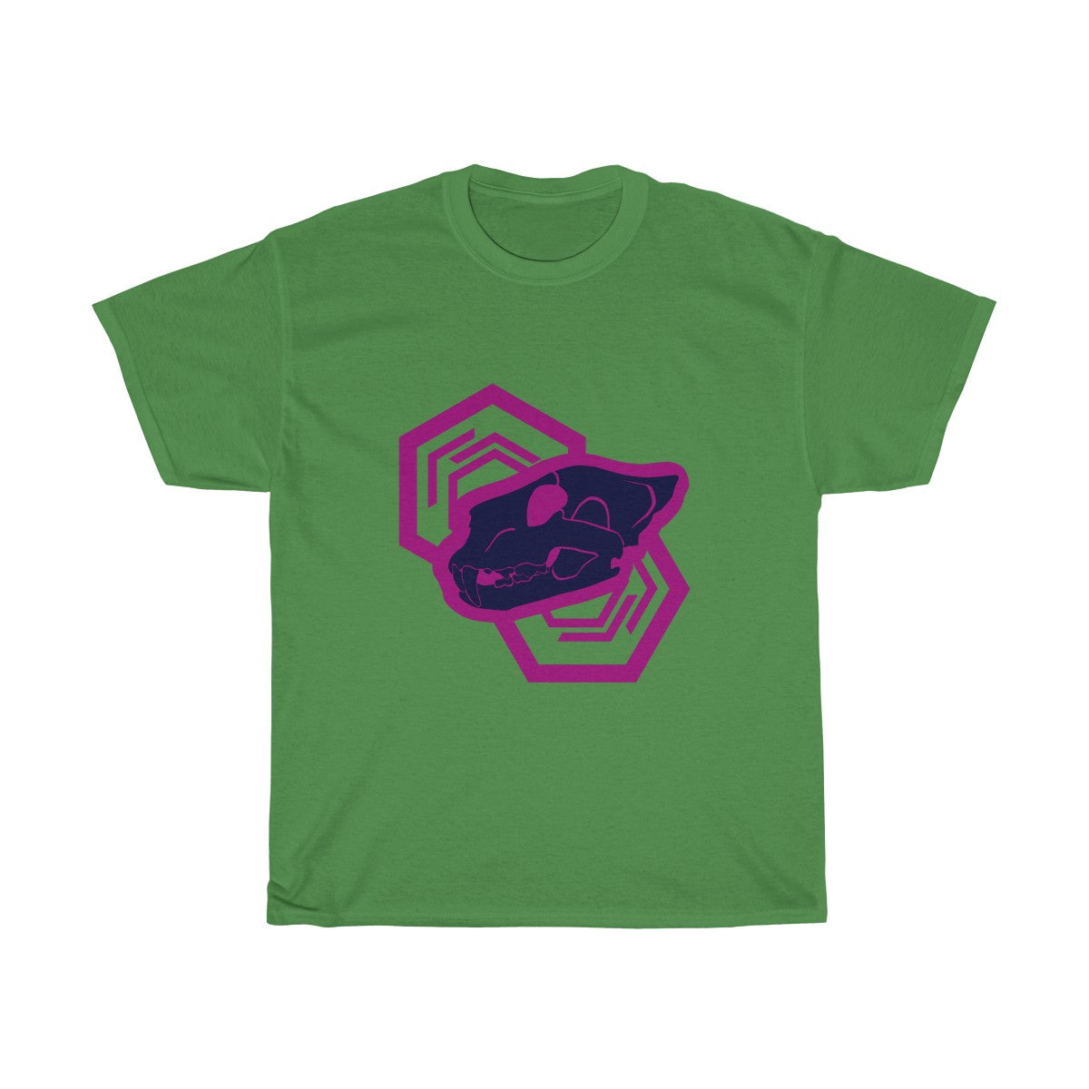 Skull Feline - T-Shirt T-Shirt Wexon Green S 