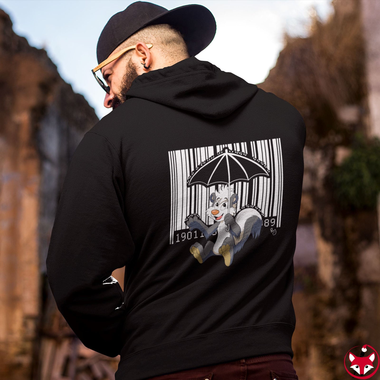 Skunk Barcode - Hoodie Hoodie Paco Panda 