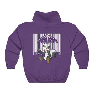 Skunk Barcode - Hoodie Hoodie Paco Panda Purple S 