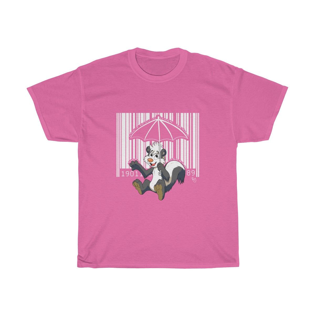 Skunk Barcode - T-Shirt T-Shirt Paco Panda Pink S 