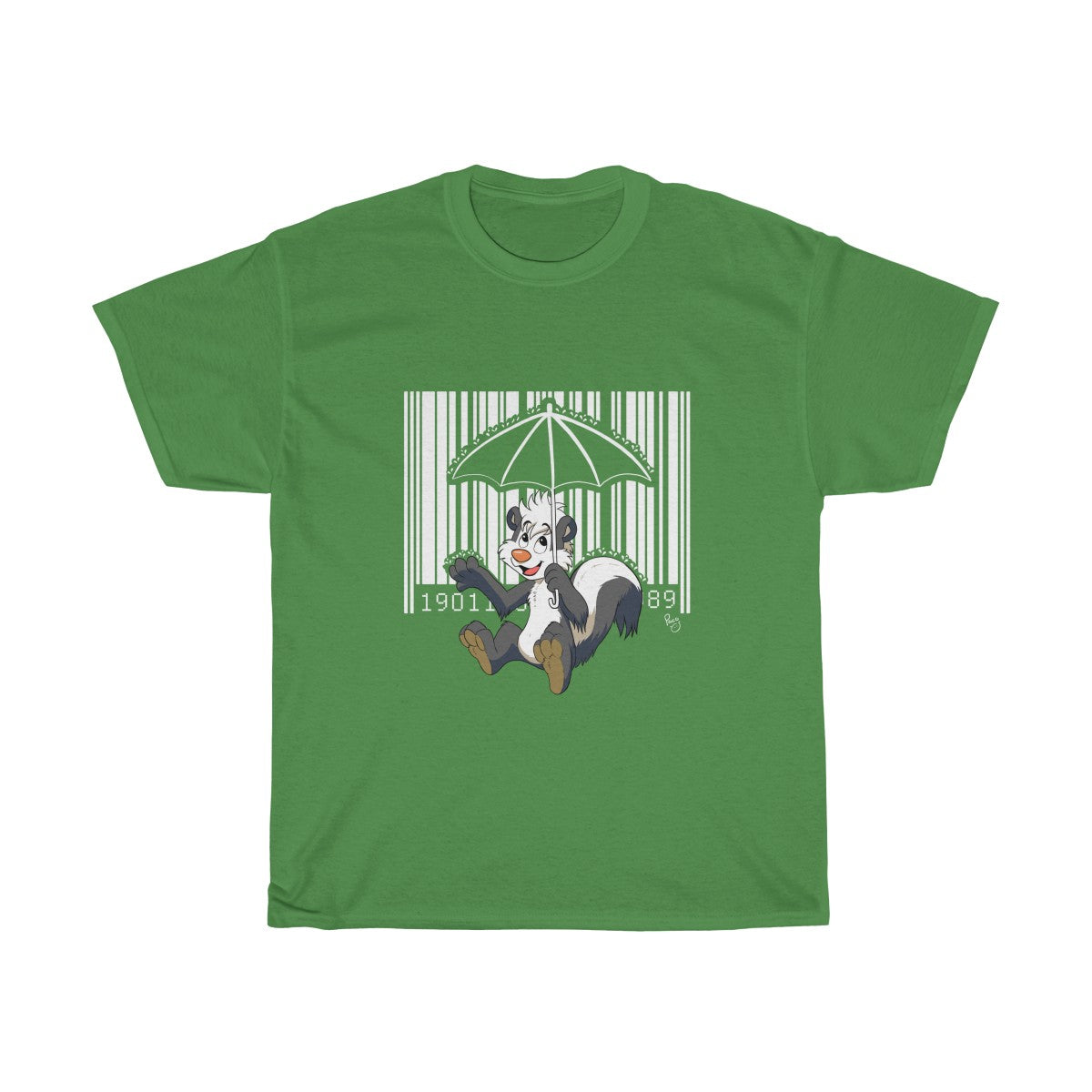 Skunk Barcode - T-Shirt T-Shirt Paco Panda Green S 