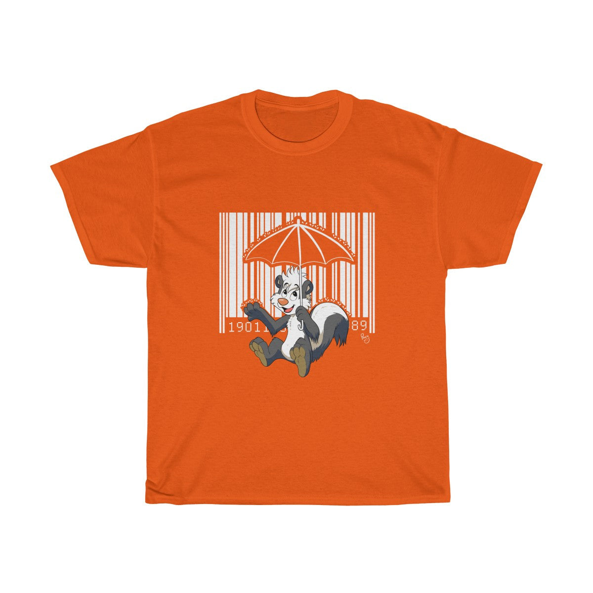 Skunk Barcode - T-Shirt T-Shirt Paco Panda Orange S 