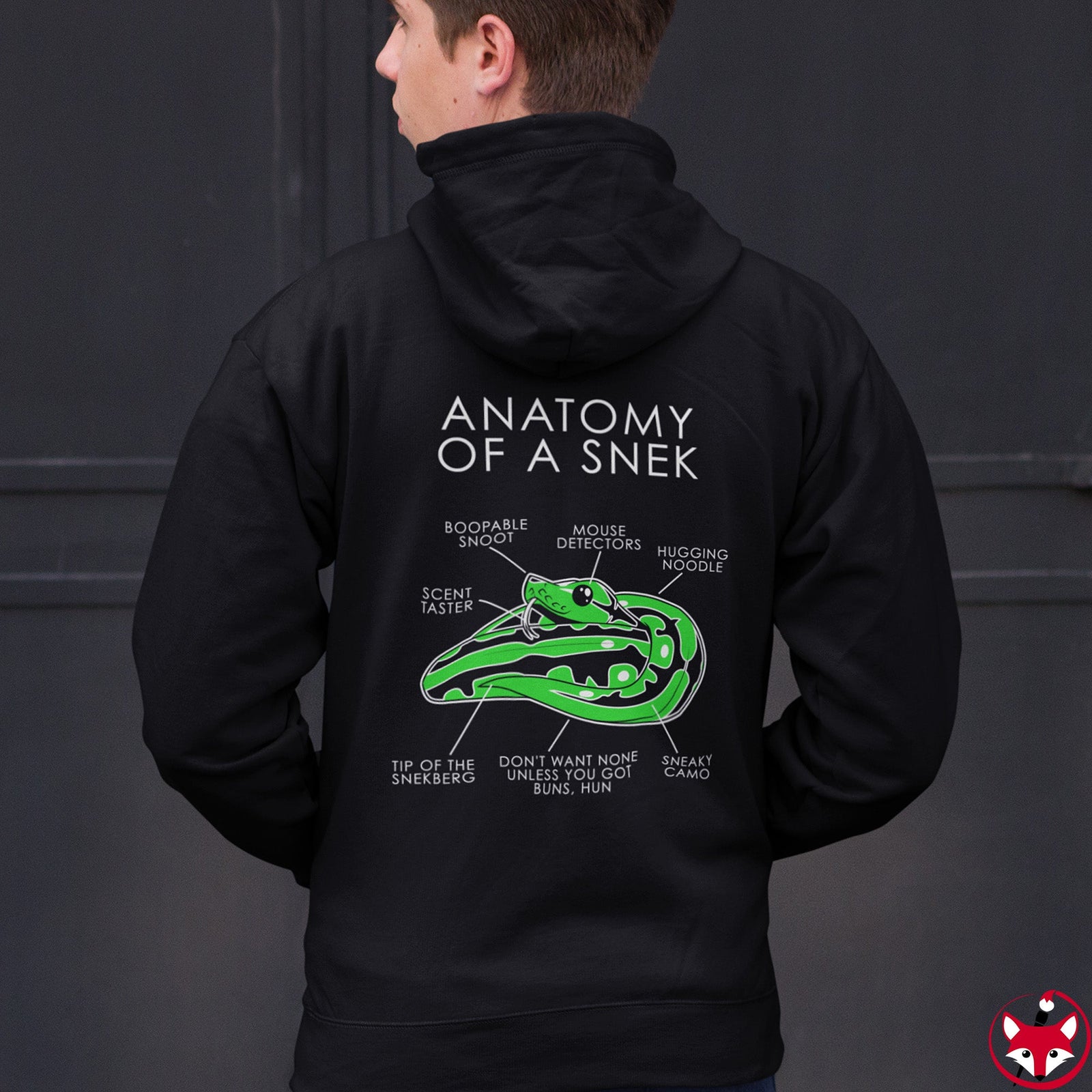 Snek Green - Hoodie Hoodie Artworktee 