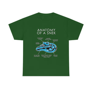 Snek Light Blue - T-Shirt T-Shirt Artworktee Green S 