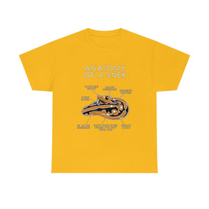 Snek Orange - T-Shirt T-Shirt Artworktee Gold S 