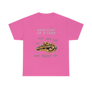 Snek Orange - T-Shirt T-Shirt Artworktee Pink S 