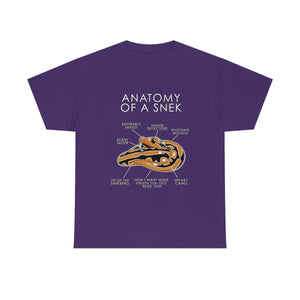 Snek Orange - T-Shirt T-Shirt Artworktee Purple S 
