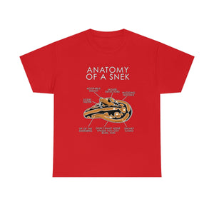 Snek Orange - T-Shirt T-Shirt Artworktee Red S 