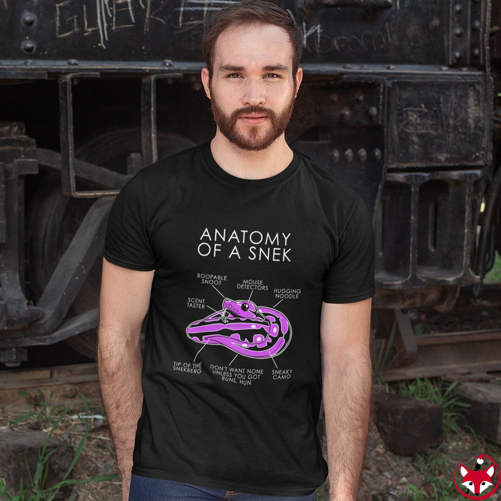 Snek Pink - T-Shirt T-Shirt Artworktee 