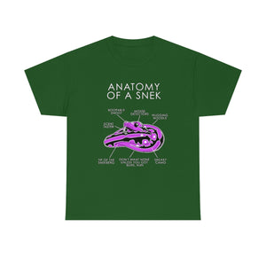 Snek Pink - T-Shirt T-Shirt Artworktee Green S 
