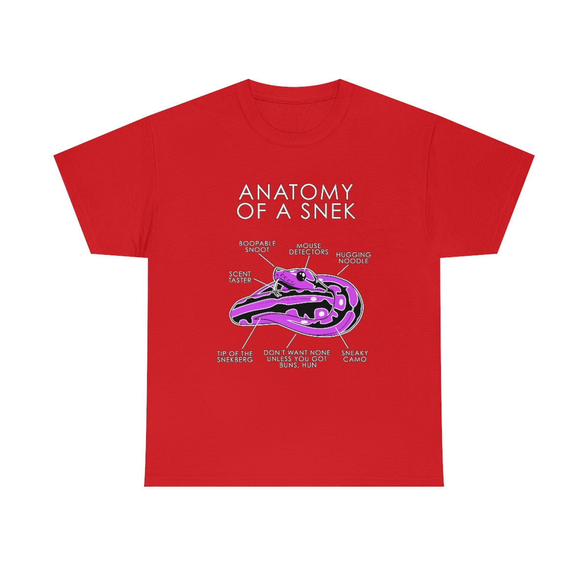 Snek Pink - T-Shirt T-Shirt Artworktee Red S 