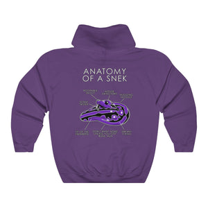 Snek Purple - Hoodie Hoodie Artworktee Purple S 