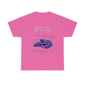 Snek Purple - T-Shirt T-Shirt Artworktee Pink S 