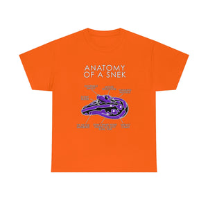 Snek Purple - T-Shirt T-Shirt Artworktee Orange S 
