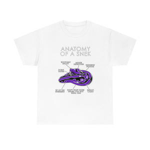 Snek Purple - T-Shirt T-Shirt Artworktee White S 