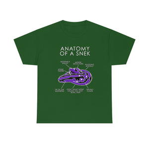 Snek Purple - T-Shirt T-Shirt Artworktee Green S 