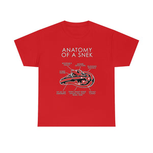 Snek Red - T-Shirt T-Shirt Artworktee Red S 