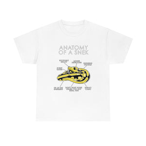 Snek Yellow - T-Shirt T-Shirt Artworktee White S 