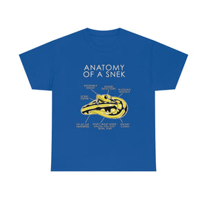 Snek Yellow - T-Shirt T-Shirt Artworktee Royal Blue S 