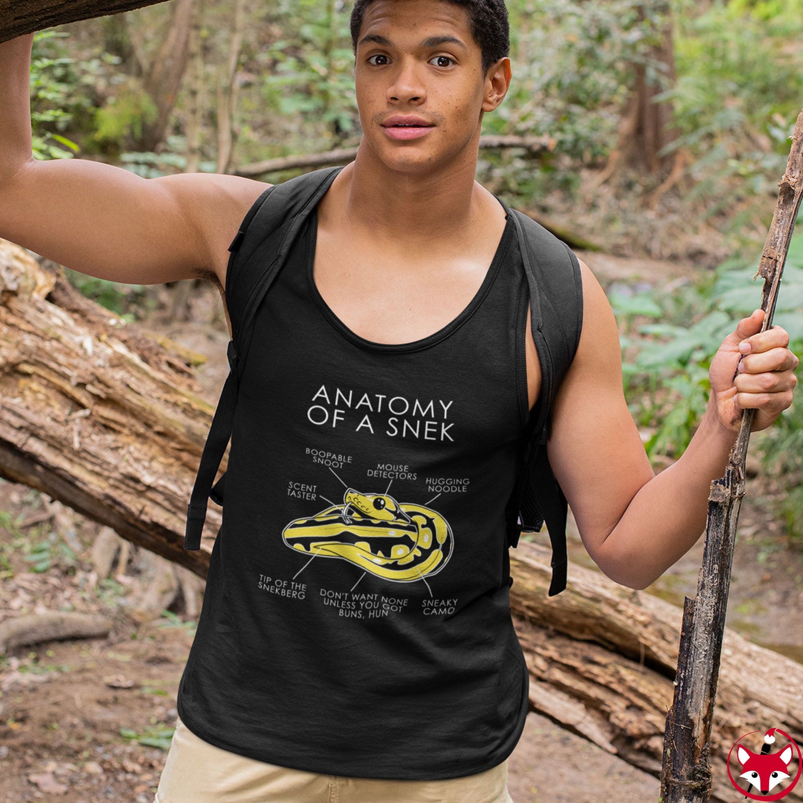 Snek Yellow - Tank Top Tank Top Artworktee 
