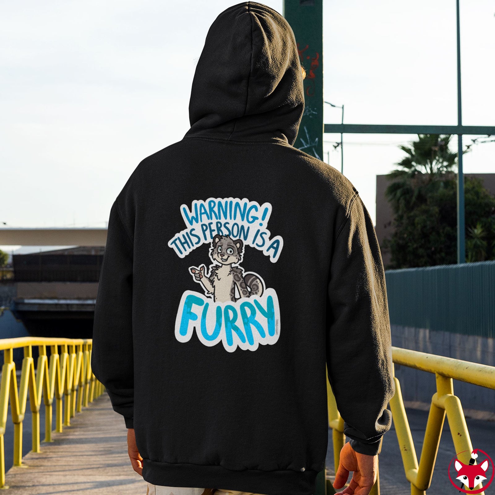 Snow Leopard - Hoodie Hoodie Sammy The Tanuki 